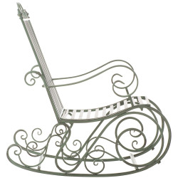 Cadeira de baloiço Smilla verde antigo